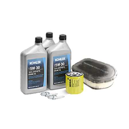 Kohler Power Systems Maintenance Kit for 26RCA (5W-30 Synthetic Oil - 100-Hour) N/A