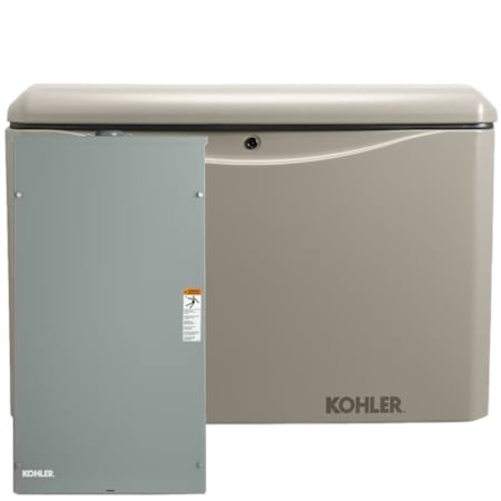 Kohler Power Systems RCL Series 20kW (120 / 240V) Single-Phase Air Cooled Multi-Fuel Standby Generator with RDT 200a Automatic Transfer Switch N/A