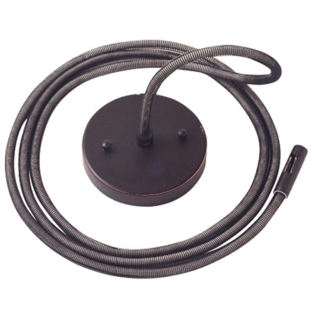 Kovacs 96" Length Single Post Power Feed with Canopy for the GK LIGHTRAIL® Series Sable Bronze Patina