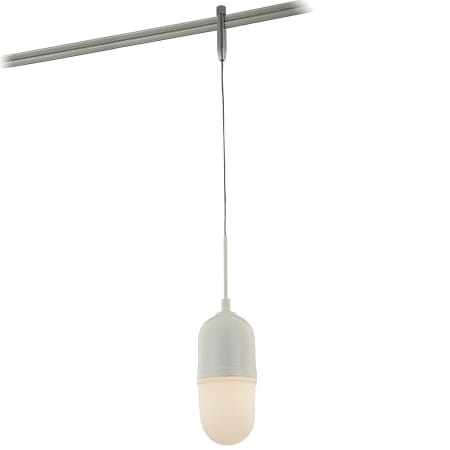 Kovacs 50W 3-1/2" Diameter Pendant Fixture from the GK LIGHTRAIL® Series White Gloss
