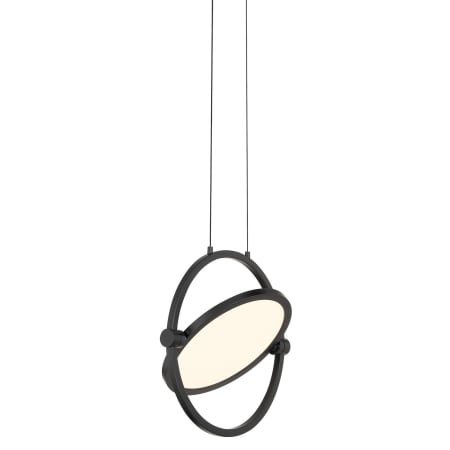 Kovacs Studio 23 12" Wide Pivoting 13 Watt LED Pendant Coal