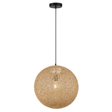 Pendant with Canopy - Coal