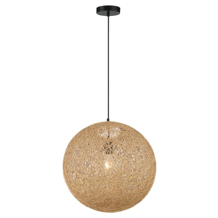 Pendant with Canopy - Coal