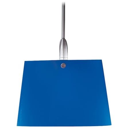 Kovacs Hand Blown Round Glass Shade in Blue-Case for the Series 6 GK LIGHTRAIL® Series Blue-Case