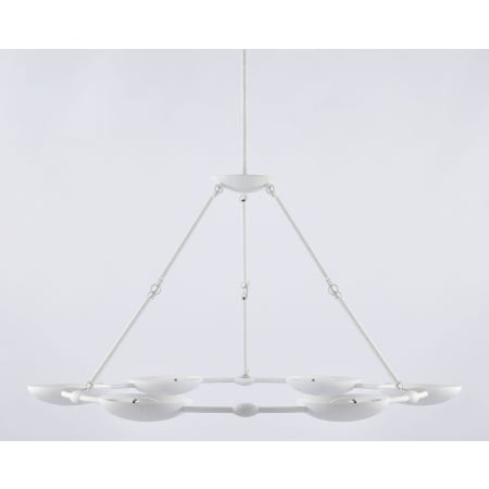 Kovacs Undertas 6 Light 48" Wide Ring Chandelier Piastra Plaster