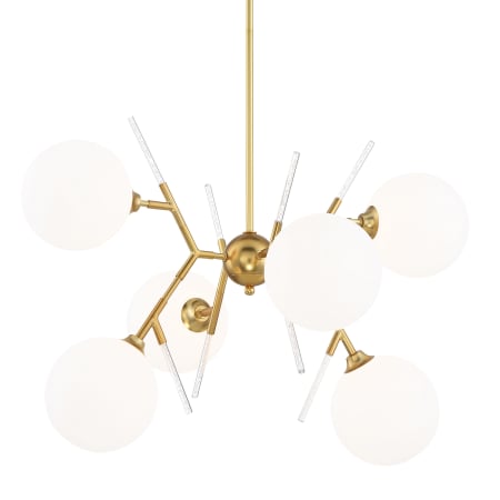 Kovacs Polares 6 Light 28" Wide Chandelier Honey Gold