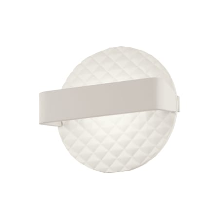Kovacs Quilted 6-3/4" Tall Integrated LED Wall Sconce with Rectangular Shade - ADA Compliant Matte White