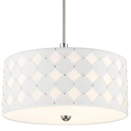 Kovacs Patchwork 3 Light 22" Wide Pendant Polished Nickel