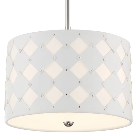 Kovacs Patchwork 3 Light 16" Wide Pendant Polished Nickel