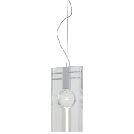 Kovacs 1 Light 5" Wide Mini Pendant with Clear Glass Shade Chrome
