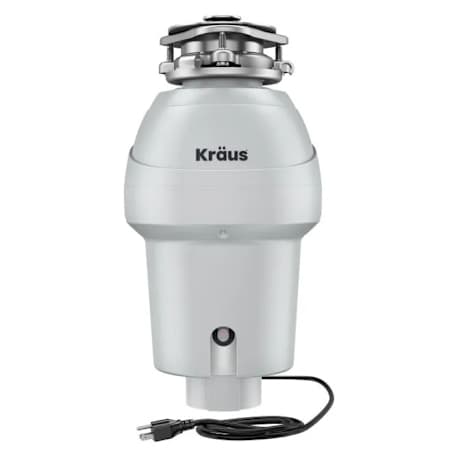Kraus WasteGuard 3/4 HP Continuous Garbage Disposal Matte Cool Grey