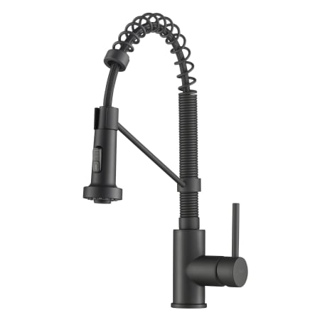Kraus Bolden 1.8 GPM Single Hole Pre-Rinse Pull Down Kitchen Faucet Matte Black