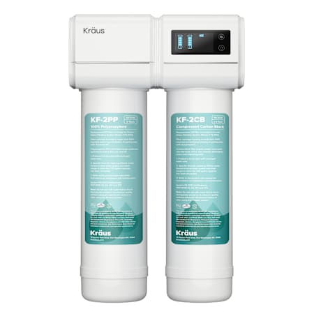 Kraus Purita 2-Stage Under Sink Water Filtration System with Digital Display Monitor N/A