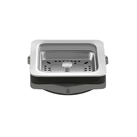 Kraus Square Stainless Steel Garbage Disposal Adapter with Splash Guard and Strainer Stainless Steel