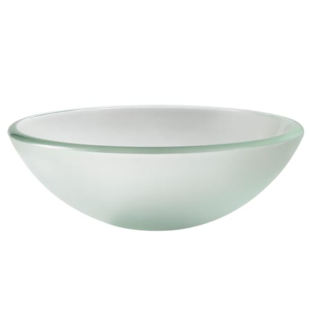 Kraus 14" Frosted Glass Vessel Bathroom Sink Only Frosted