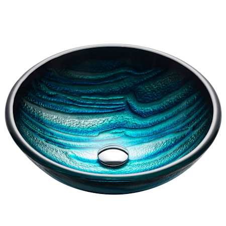 Kraus 17" Ladon Glass Vessel Bathroom Sink Only N/A