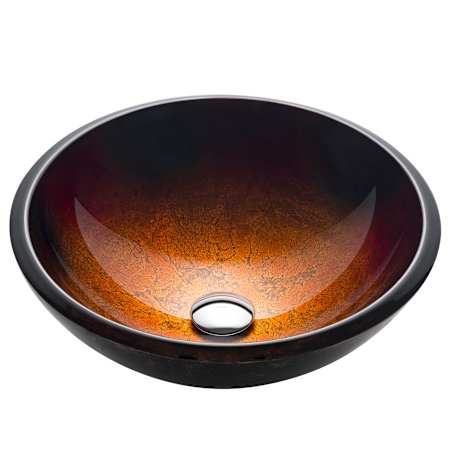 Kraus Copper 17" Mercury Glass Vessel Bathroom Sink Only Mercury
