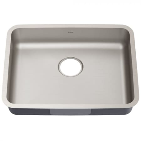Kraus Dex 25" Undermount Single Basin 16 Gauge Stainless Steel Kitchen Sink Stainless Steel