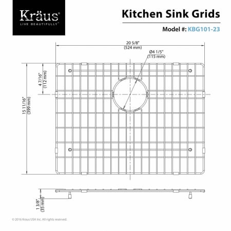 Kraus-KBG-101-23-Line Drawing