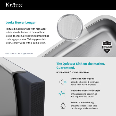 Kraus-KBU14E-1640-42-Material and Soundproofing