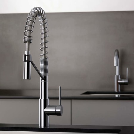 Kraus-KBU14E / KPF-2630-Kraus-KPF-2630-Kitchen Faucet Installed