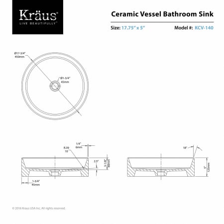 Kraus-KCV-140-Line Drawing