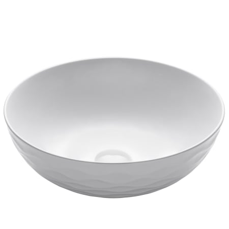 Kraus Viva 16-1/2" Circular Vitreous China Vessel Bathrrom Sink - Less Overflow White