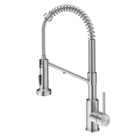Kraus Bolden 1.8 GPM Single Hole Pre-Rinse Pull Down Kitchen Faucet with Integrated Filter Faucet Spot-Free Stainless Steel