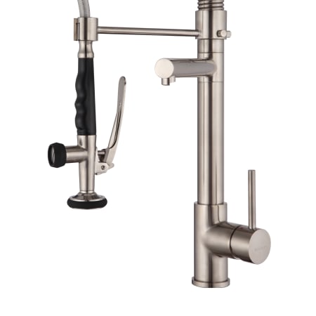 Kraus-KHF200-33-KPF1602-KSD30-Stainless Steel Faucet Close Up