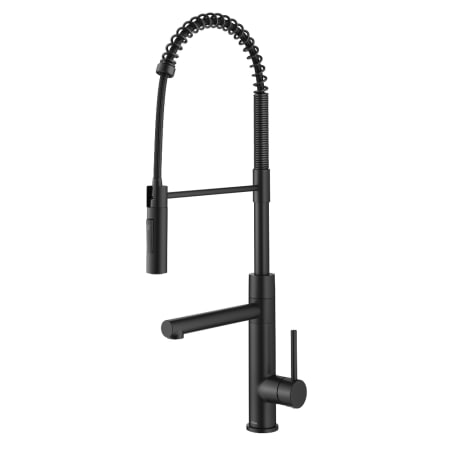 Kraus Artec Pro 1.8 GPM Single Hole Pre-Rinse Pull Down Kitchen Faucet Matte Black
