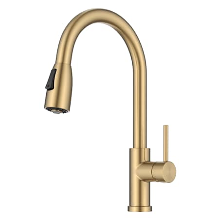 Kraus Coda 1.8 GPM Single Hole Kitchen Faucet Brushed Brass