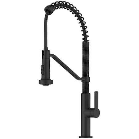 Kraus Oletto 1.8 GPM Single Hole Pre-Rinse Pull Down Kitchen Faucet Matte Black