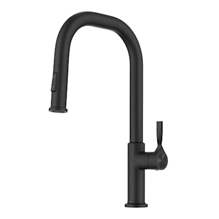 Kraus Torak 1.8 GPM Single Hole Pull Down Kitchen Faucet with Flat Spout Matte Black