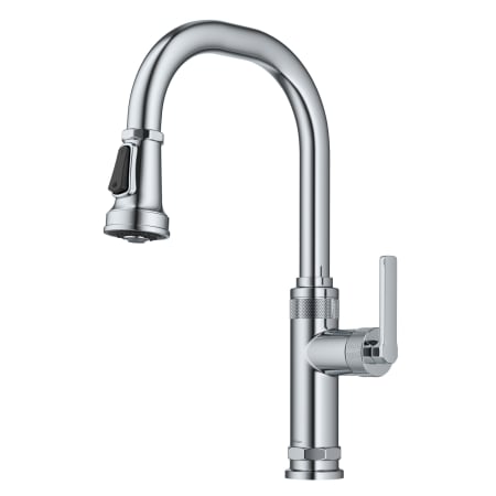 Kraus Allyn 1.8 GPM Single Hole Pull Down Kitchen Faucet Chrome