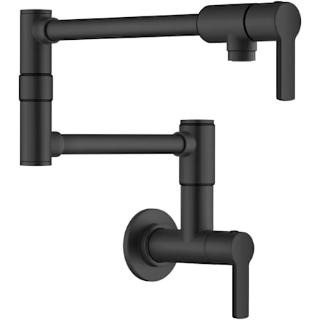 Kraus Oletto 4 GPM Wall Mounted Single Hole Pot Filler Matte Black