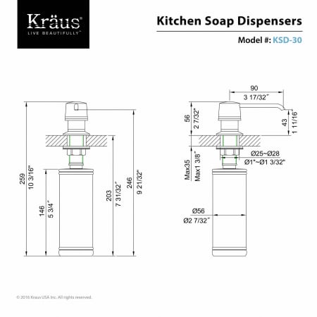 Kraus-KSD-30GR-Line Drawing