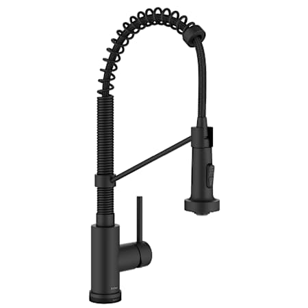 Kraus Bolden Touch 1.8 GPM Single Hole Pre-Rinse Pull Down Kitchen Faucet - Touch Activated Matte Black