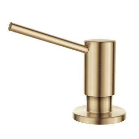Kraus Deck Mounted Soap Dispenser with 17 oz Capacity Brushed Brass