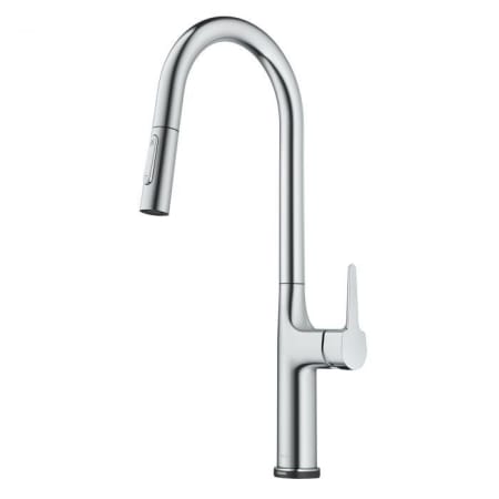 Kraus Oletto 1.8 GPM Single Hole Pull Down Kitchen Faucet Chrome