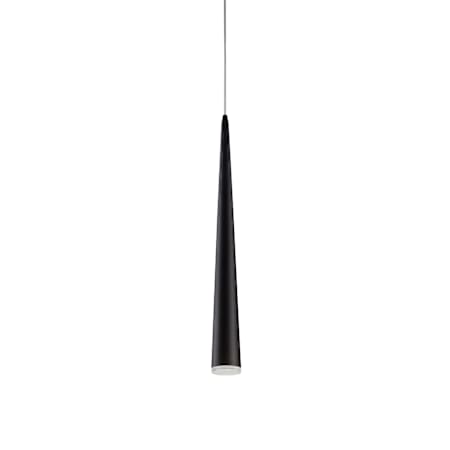 Kuzco Lighting Mina 24" Tall 3000K LED Mini Pendant Black