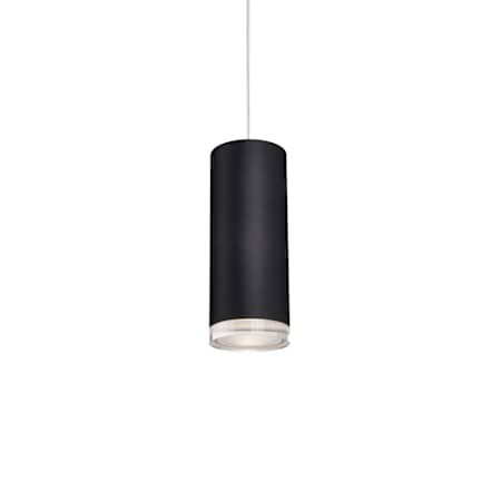 Kuzco Lighting Cameo 8" Tall 3000K LED Mini Pendant Black