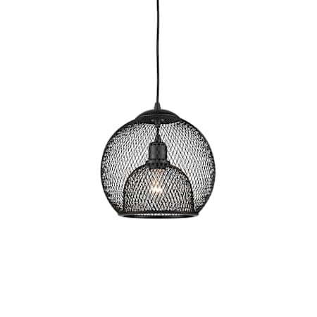 Kuzco Lighting Gibraltar 12" Wide Cage Pendant Black