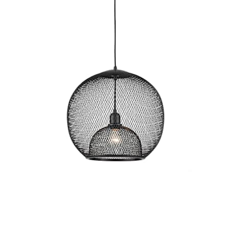 Kuzco Lighting Gibraltar 18" Wide Cage Pendant Black