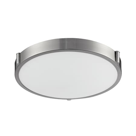 Kuzco Lighting Floyd 13" Wide LED Flush Mount Drum Ceiling Fixture Brushed Nickel
