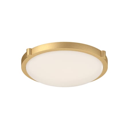 Kuzco Lighting Floyd 13" Wide LED Flush Mount Bowl Ceiling Fixture Brushed Gold
