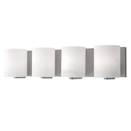Kuzco Lighting Bridgewater 4 Light 25" Wide Bathroom Vanity Light Brushed Nickel