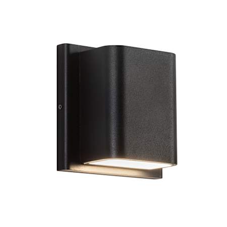 Kuzco Lighting Tolan 5" Tall LED Outdoor Wall Sconce with Shade Black