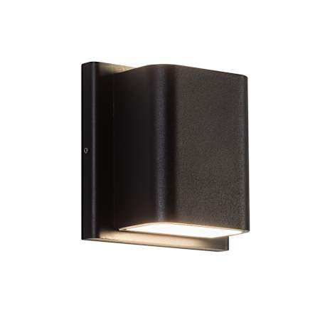 Kuzco Lighting Tolan 5" Tall LED Outdoor Wall Sconce Black