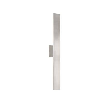 Kuzco Lighting Vesta 28" Tall LED Outdoor Wall Sconce Brushed Nickel