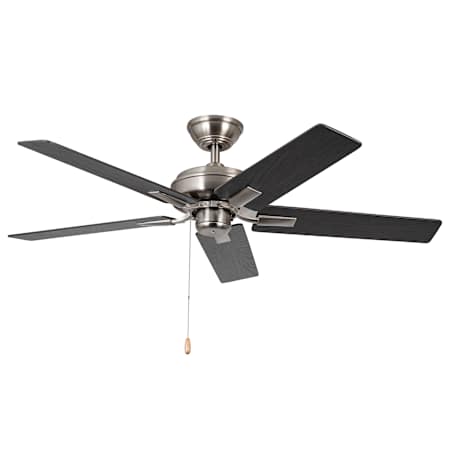 Kuzco Lighting Erikson 52" 5 Blade Indoor Smart Ceiling Fan with Pull Chain Brushed Nickel